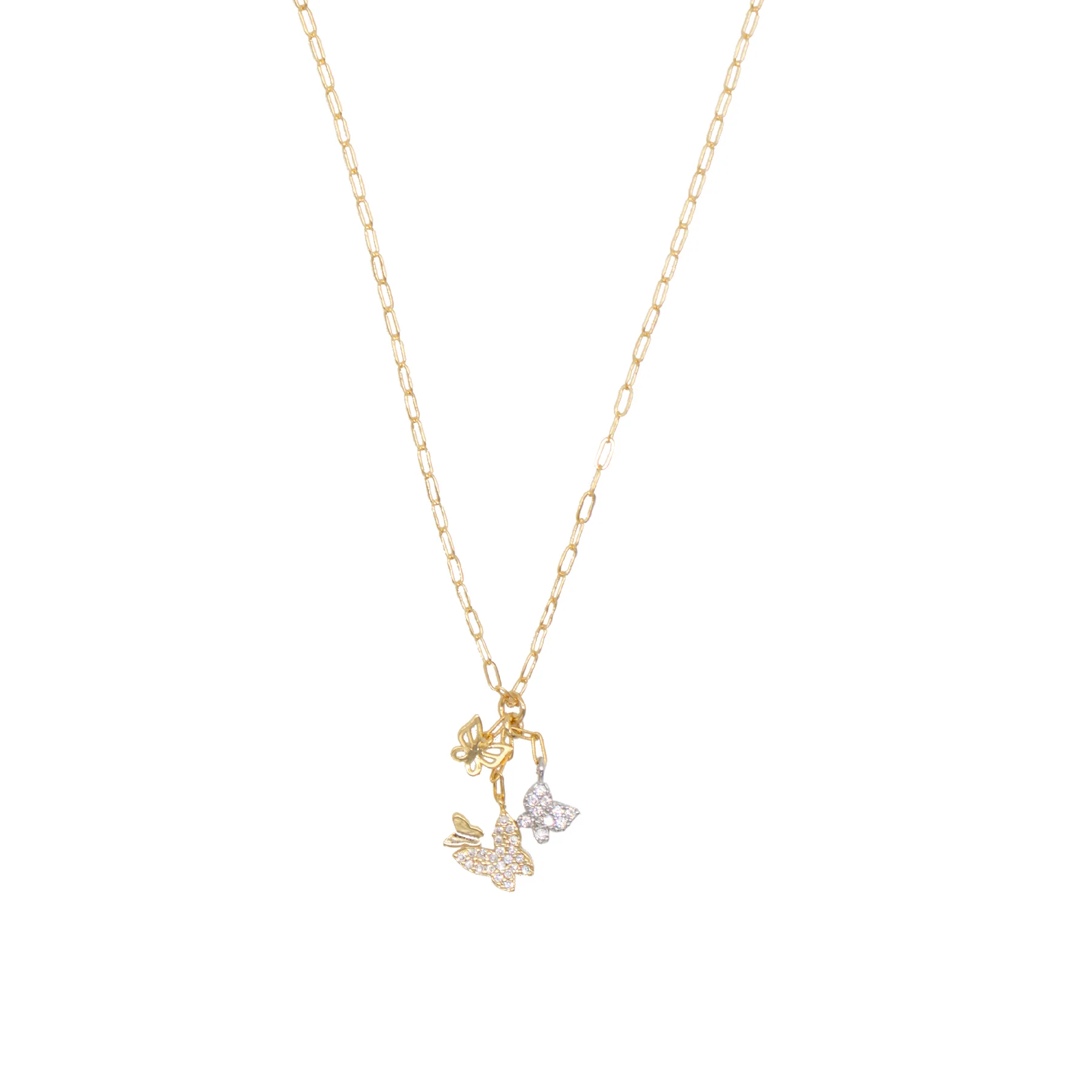 Fashion Jewelry Necklace - Gold Colored Chain