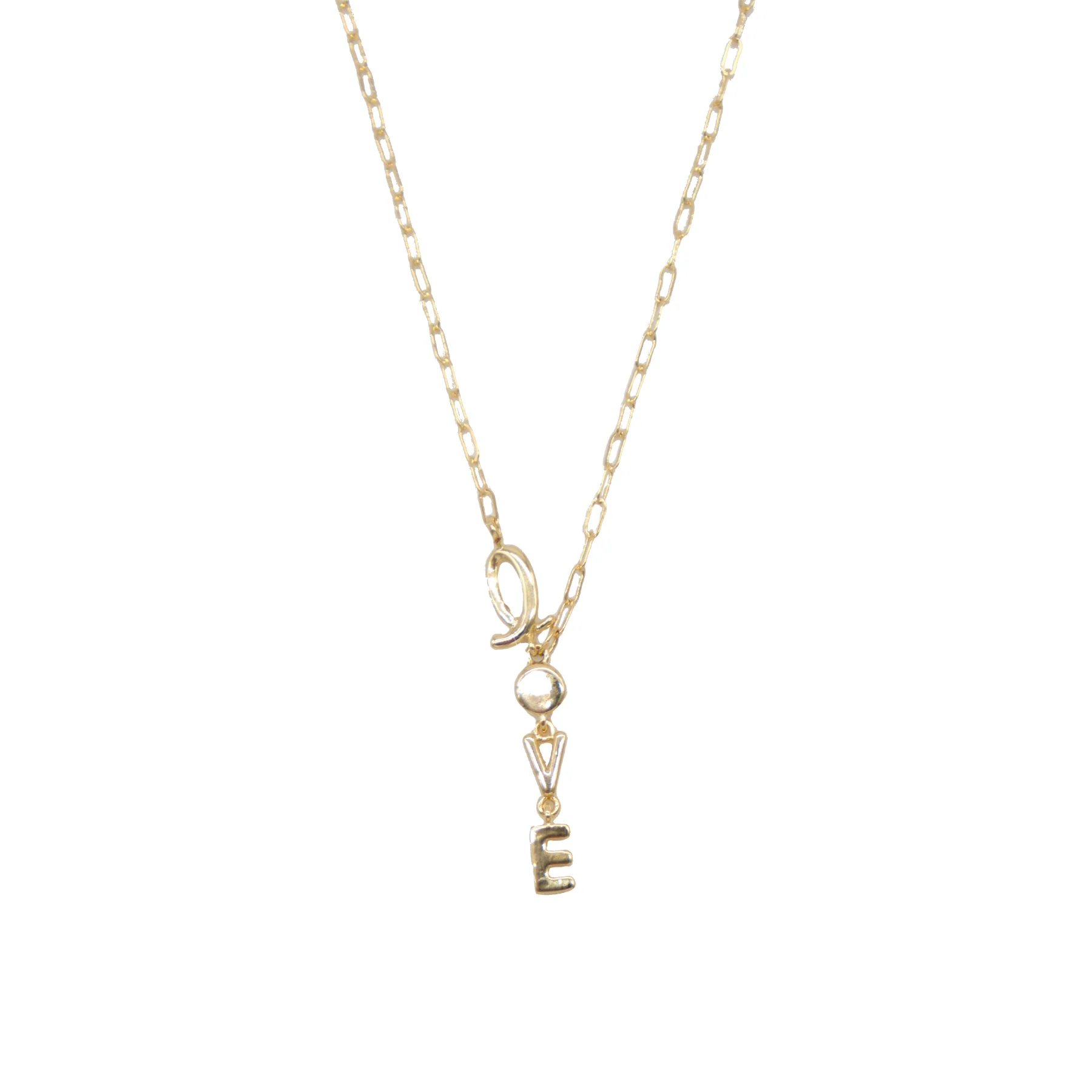 Fashion Jewelry Necklace - Gold Colored Chain - Image 9