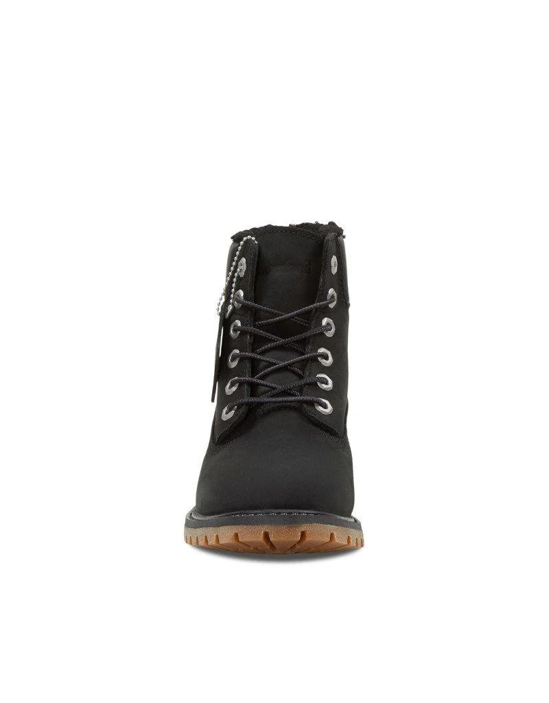 Timberland Women's Premium 6" Warm Fleece Black Nubuck (TB0A198I001) - Image 4