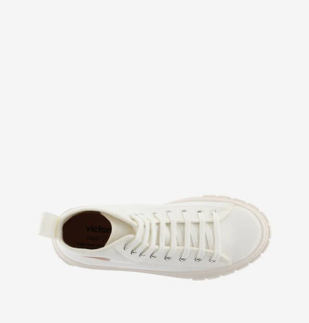 Victoria Shoes Abril Botin Lona Crudo (1 270100) - Image 4